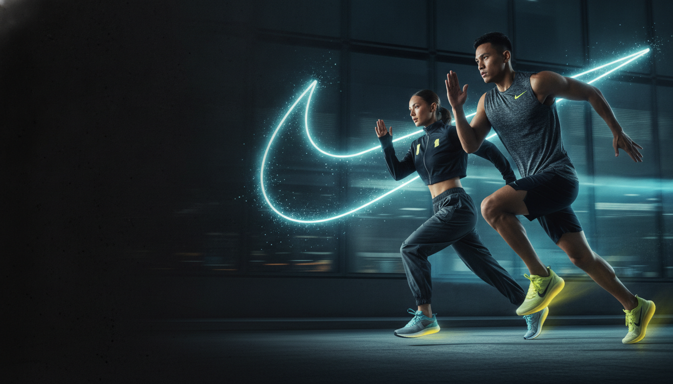 Nike MY 運動員街頭夜跑動態主視覺